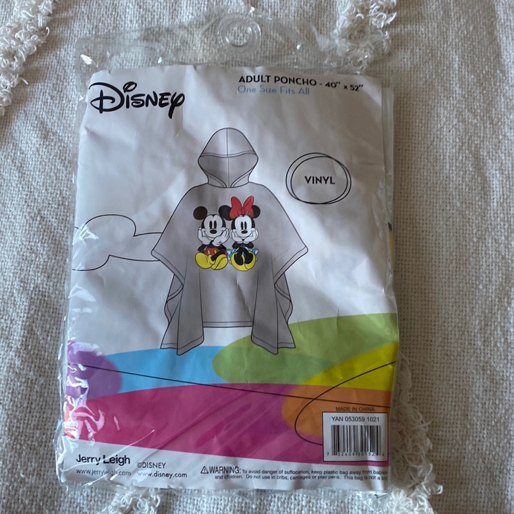 Disney adult poncho!
